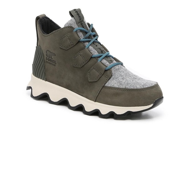 Sorel Shoes - Sorel Women’s Kinetic Caribou Boot Alpine Tundra Size 7 Suede Green